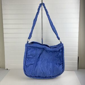 VTG Samsonite Sammie Series 96 Blue Nylon Puffer Bag Travel Purse Carryon Tote